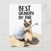 Golf Cat is de beste golfbaan van Par Briefkaart (Voorkant)