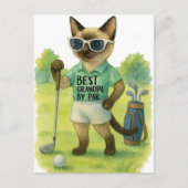 Golf Cat is de beste golfbaan van Par Briefkaart (Voorkant)