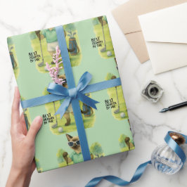 Golf Cat is de beste golfbaan van Par Cadeaupapier