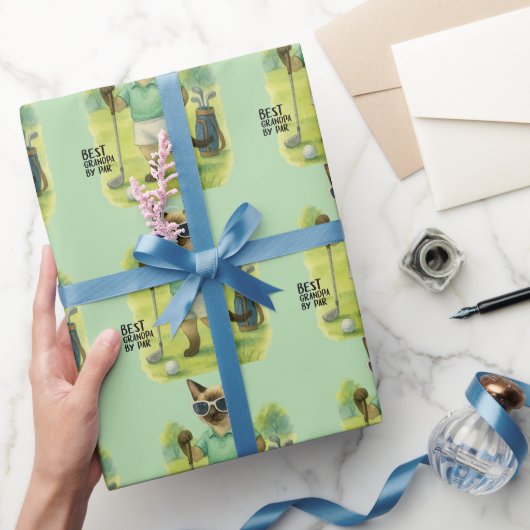 Golf Cat is de beste golfbaan van Par Cadeaupapier (Geschenken)