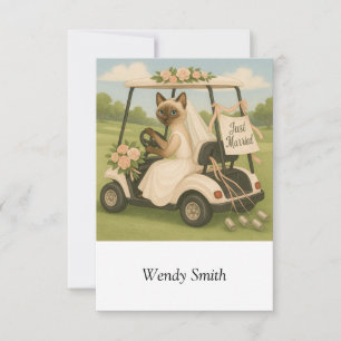 Golf Cat Woman golfer Net getrouwd drive golfkar