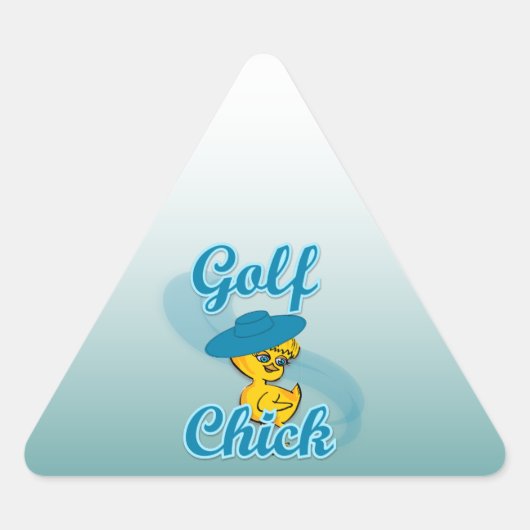 Golf Chick #3 Sticker (Voorkant)