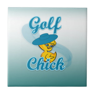 Golf Chick #3 Tegeltje