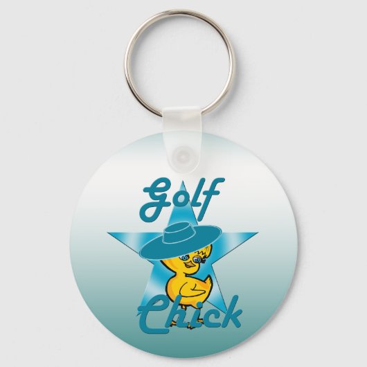 Golf Chick #7 Sleutelhanger (Voorkant)