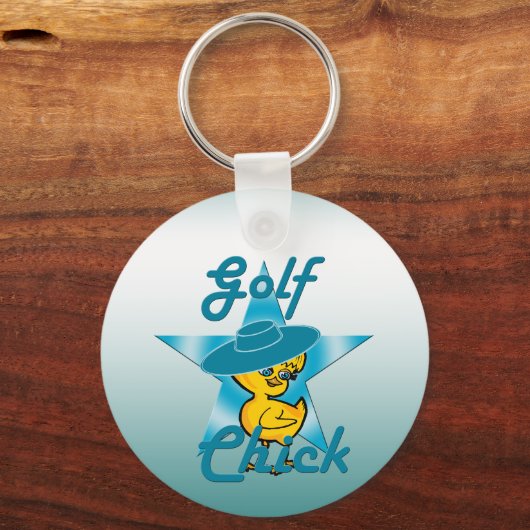 Golf Chick #7 Sleutelhanger (Voorkant)