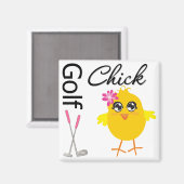 Golf Chick Magneet (Voorkant / Achterkant)