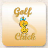 Golf Chick Onderzetter (Voorkant)
