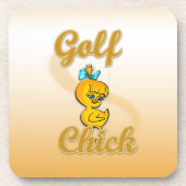 Golf Chick Onderzetter (Voorkant)