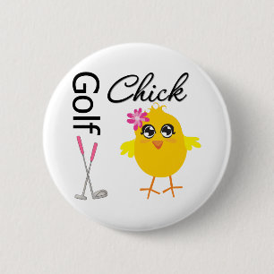 Golf Chick Ronde Button 5,7 Cm