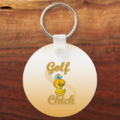 Golf Chick Sleutelhanger (Voorkant)