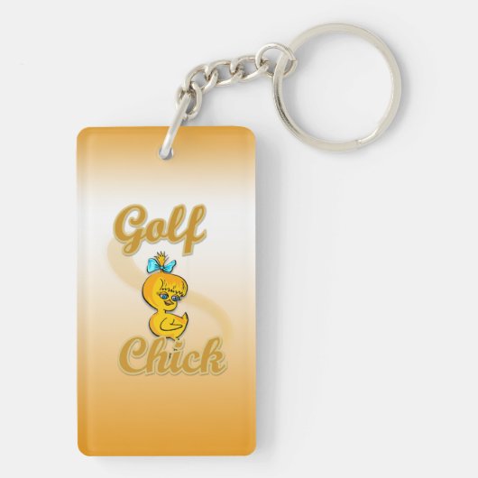 Golf Chick Sleutelhanger (achterkant)