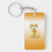Golf Chick Sleutelhanger (Voorkant)