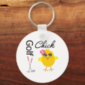 Golf Chick Sleutelhanger (Voorkant)