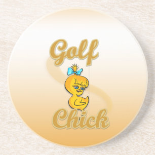 Golf Chick Zandsteen Onderzetter