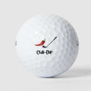 Golf chili dip golfballen