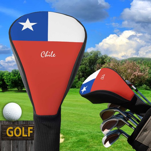 Golf Chili en Chileense vlag/Golf Clubs Hoesjes Golfheadcover