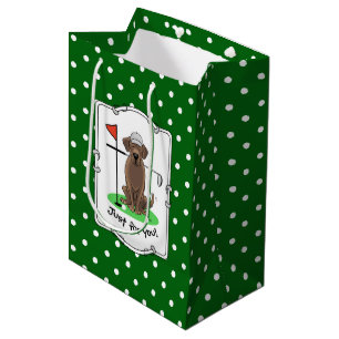 Golf Chocolate Labrador Retriever Dog - Cute Medium Cadeauzakje