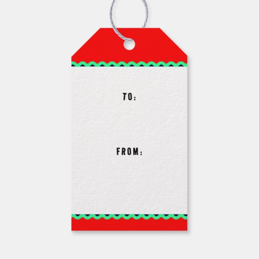 Golf Christmas Cadeaulabel (Achterkant)