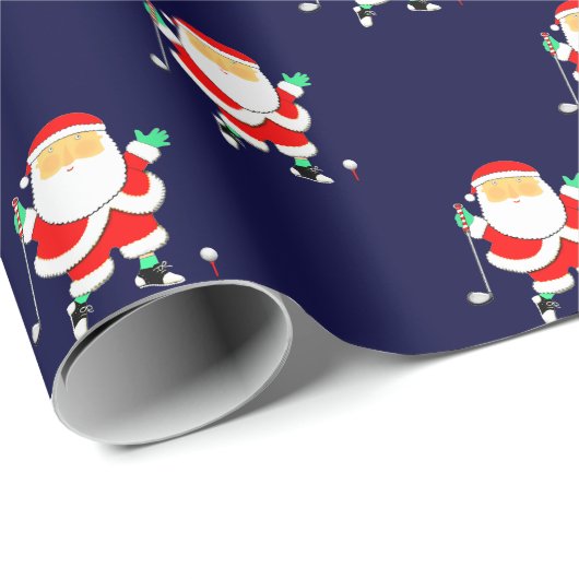 Golf Christmas Cadeaupapier (Rol Hoek)