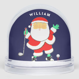 Golf Christmas Holiday Gift Sneeuwbol