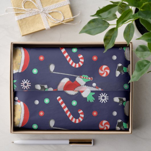 Golf Christmas Holiday Gift Tissuepapier (Geschenk)