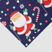 Golf Christmas Holiday Gift Tissuepapier (Detail)