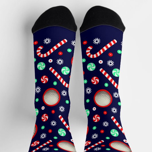 Golf Christmas Holiday Gifts Socks Sokken (Top)