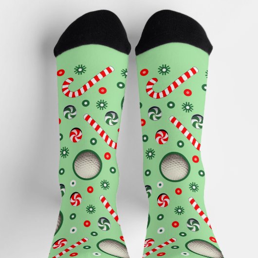 Golf Christmas Holiday Gifts Socks Sokken (Top)