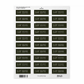 Golf Christmas Joy Retouradres Etiket (Full Sheet)