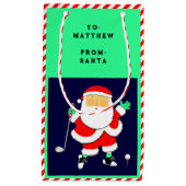 Golf Christmas Klein Cadeauzakje (Voorkant)