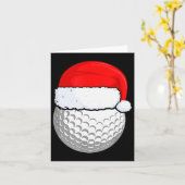 Golf Christmas Pajama Shirt, Men Women Kids  Kaart (Gele Bloem)