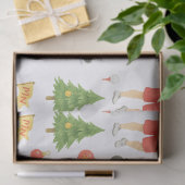 Golf Christmas Santa Claus Golfing in Minnesota Tissuepapier (Geschenk)