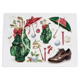Golf Christmas themed gifts for golfer Groot Cadeauzakje