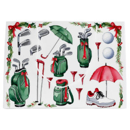 Golf Christmas themed gifts for golfer Groot Cadeauzakje