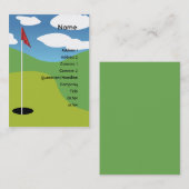 Golf - Chubby Visitekaartje (Voorkant / Achterkant)