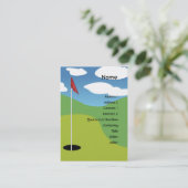 Golf - Chubby Visitekaartje (Staand voorkant)