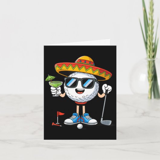Golf cinco de mayo golfen  kaart (Voorkant)