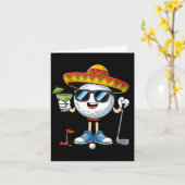 Golf cinco de mayo golfen  kaart (Gele Bloem)
