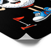 Golf cinco de mayo golfen poster (Hoek)