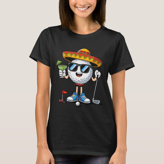 Golf cinco de mayo golfen t-shirt (Voorkant)