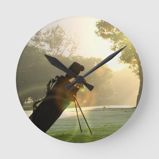 Golf Clock Ronde Klok (Voorkant)