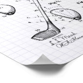 Golf Club 1910 Patent Art - Lige Peper Poster (Hoek)