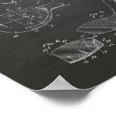 Golf Club 1919 Patent Art - Chalkboard Poster (Hoek)