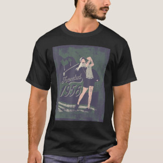 Golf Club 1956 Tournament Golfing Lady Golfer T -  T-shirt