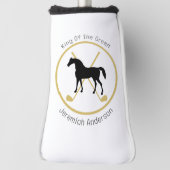 Golf Club and Horse Personalized Golfheadcover (Draai 90)