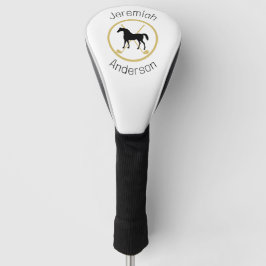 Golf Club and Horse Personalized Golfheadcover