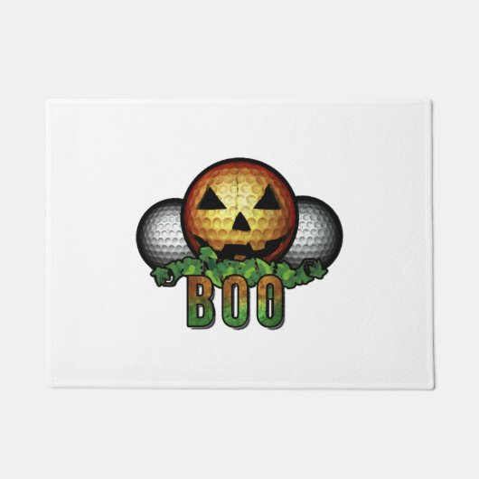 Golf Club Course Halloween Golfer Retirement Gift Deurmat (Voorkant)