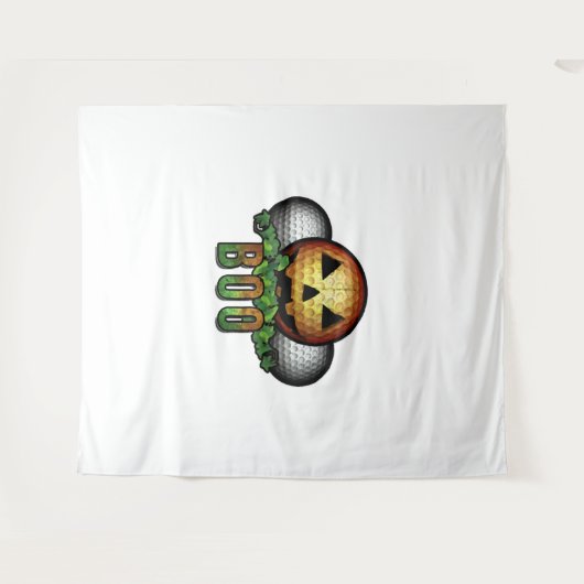 Golf Club Course Halloween Golfer Retirement Gift Wandkleed (Voorkant (horizontaal))
