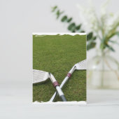 Golf Club Design Briefkaart (Staand voorkant)