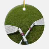 Golf Club Design Ornament (Achterkant)